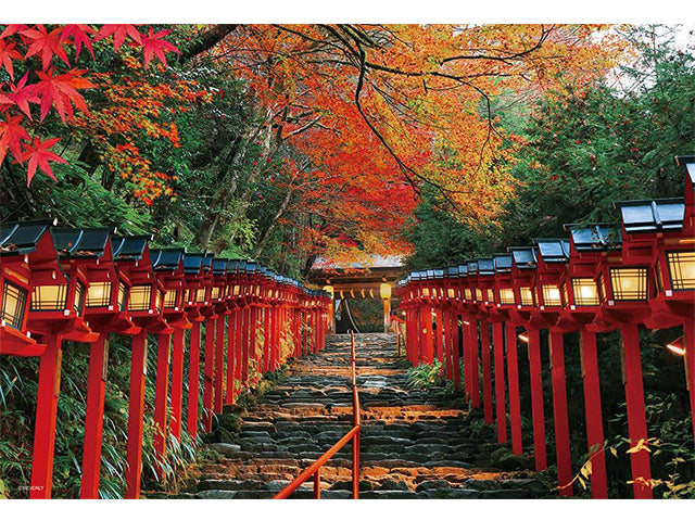 Scenery puzzle - Kifune Shrine Momiji Lantern