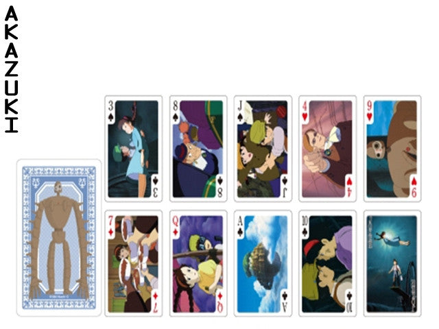 Castle in the sky playing cards Totoro LAPUTA PLAYING CARDS