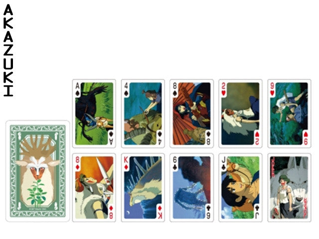 Mononoke princess playing cards Totoro MONONOKE PLAYING CARDS