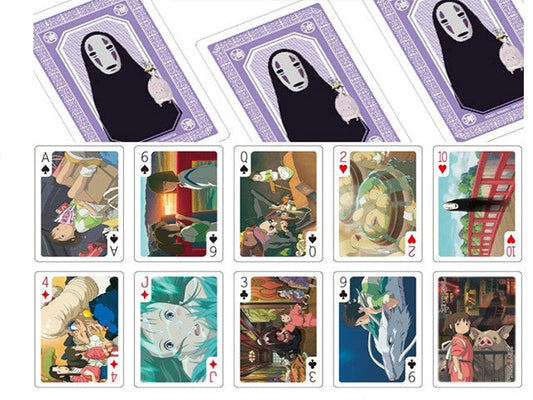 Spirited away playing cards totoro PLAYING CARDS SPIRITED AWAY