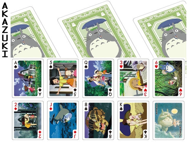 Totoro playing cards Totoro PLAYING CARDS TOTORO