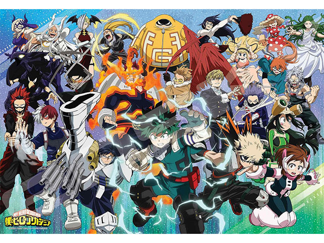 My Hero Academia puzzles: building the heroes of UA High