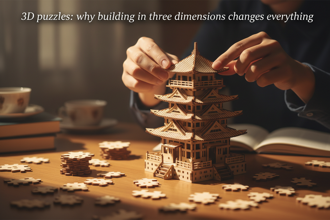 3D puzzles: why building in three dimensions changes everything
