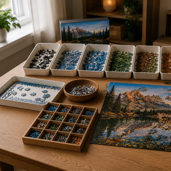 The sorting method for puzzles