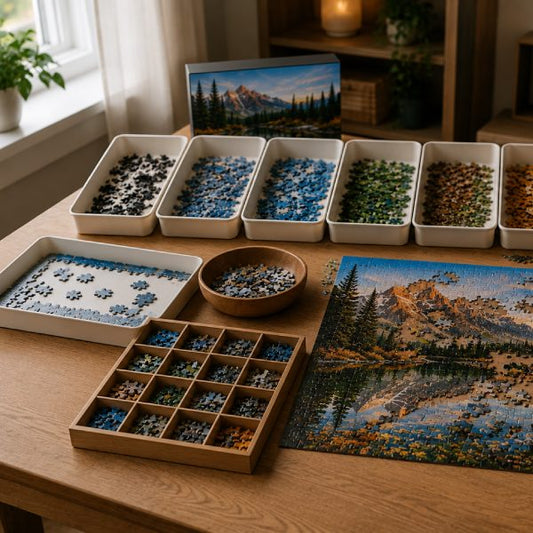 The sorting method for puzzles