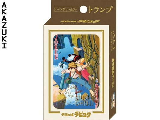 Castle in the sky playing cards Totoro LAPUTA PLAYING CARDS