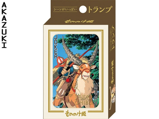 Mononoke princess playing cards Totoro MONONOKE PLAYING CARDS